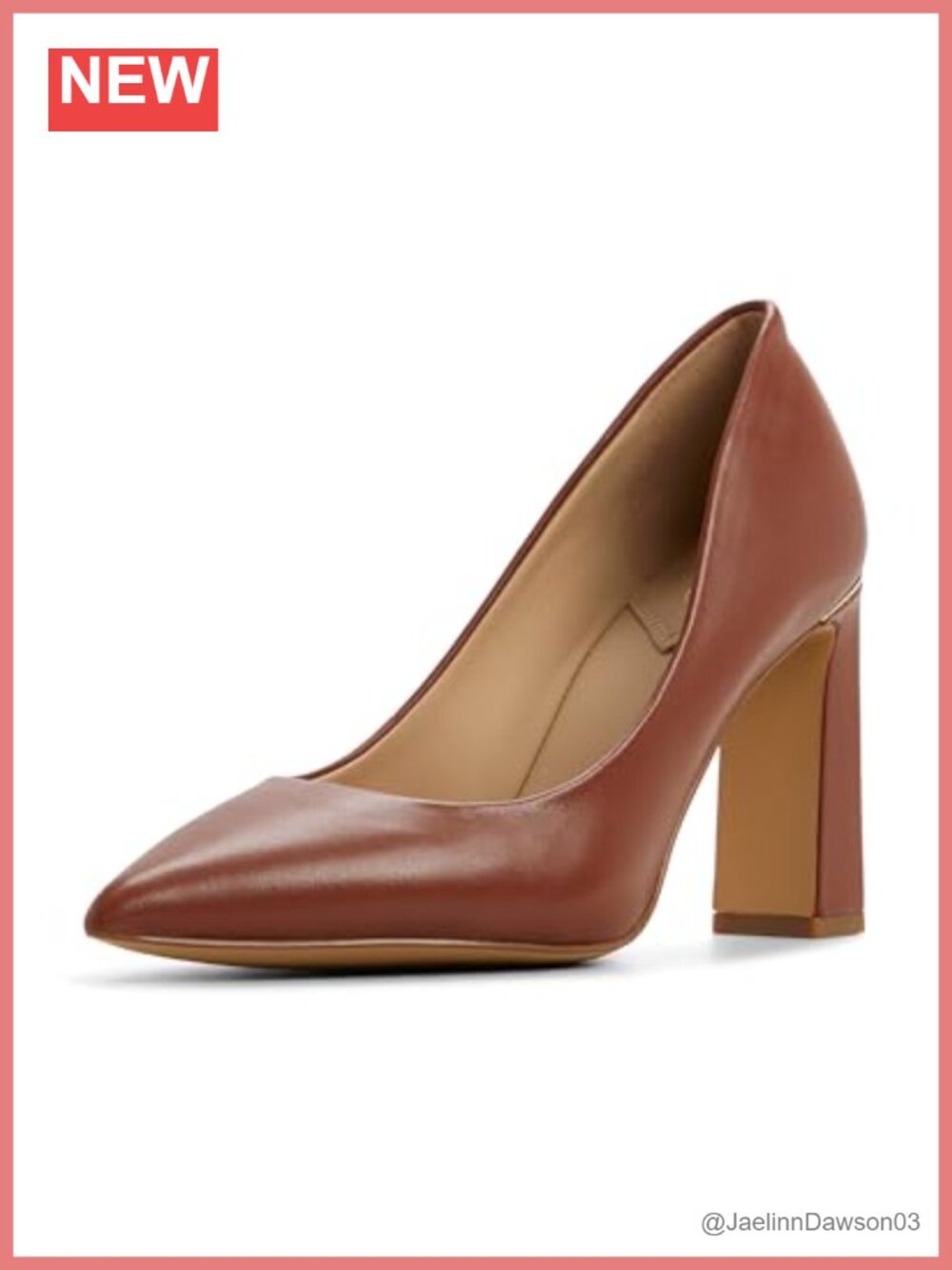 ALDO Seirith Leather Block Heel Pumps
